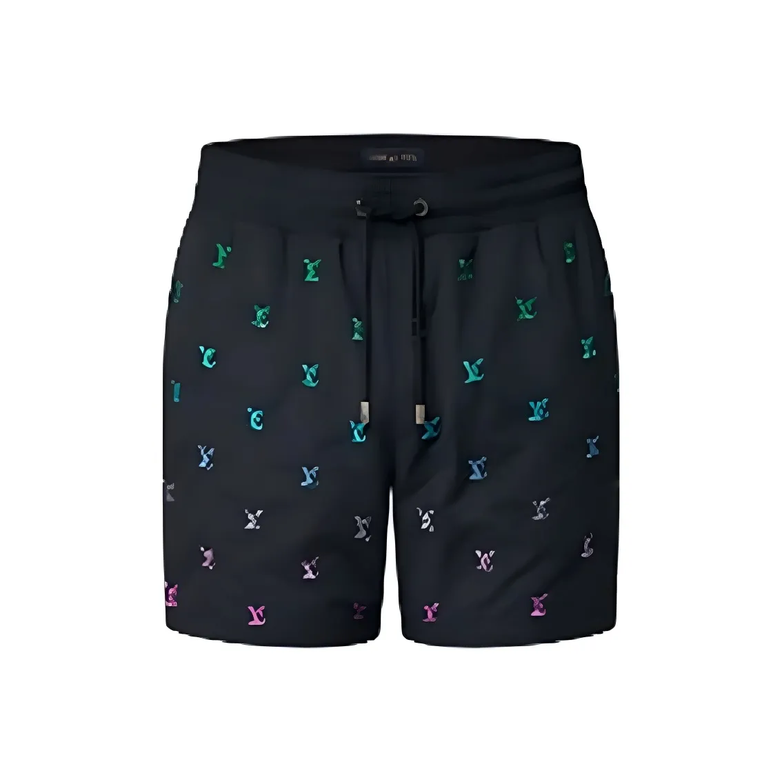 Lv Lv Blason Gradient Embroidered Swim Shorts