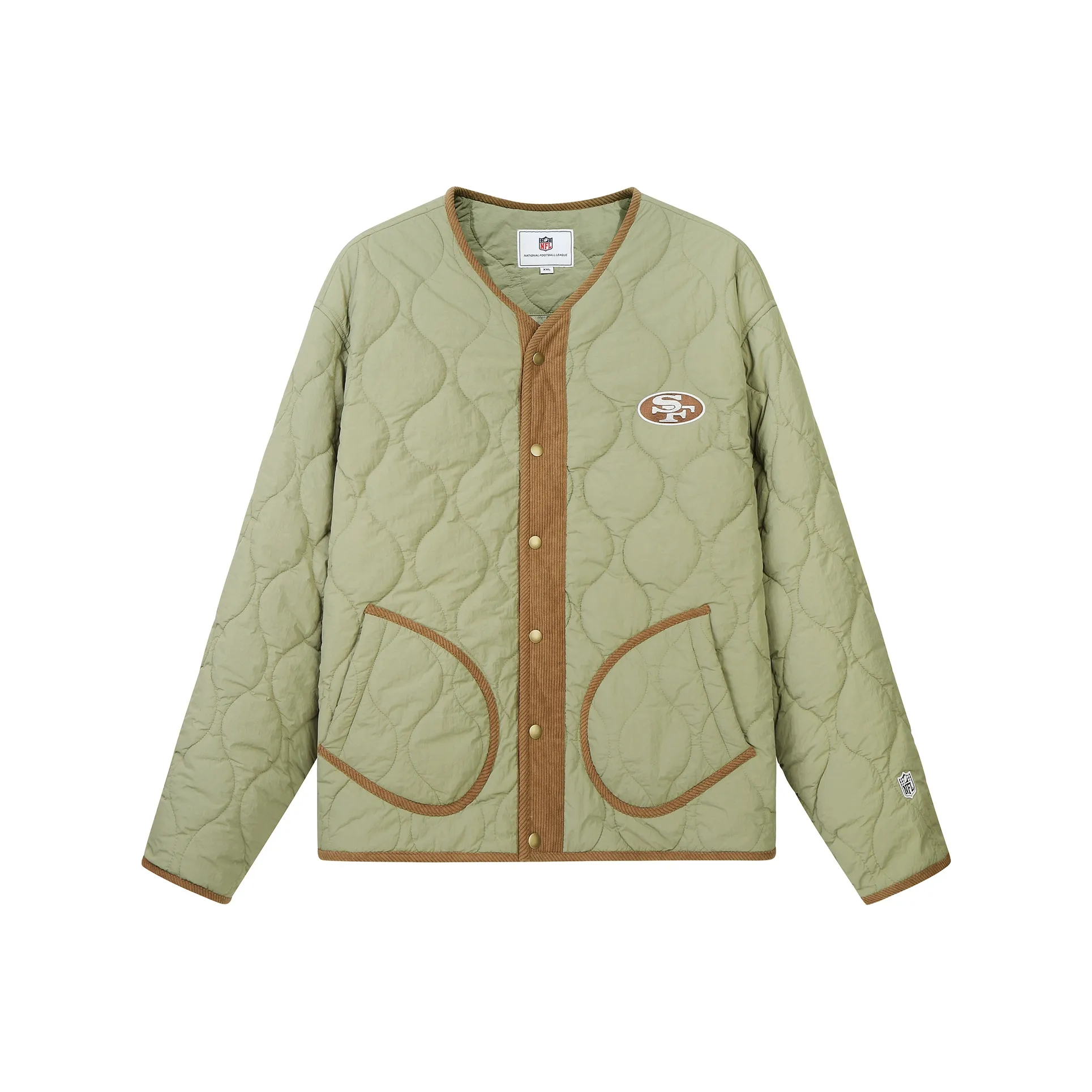 NFL Оливково-зеленый унисекс пуховики