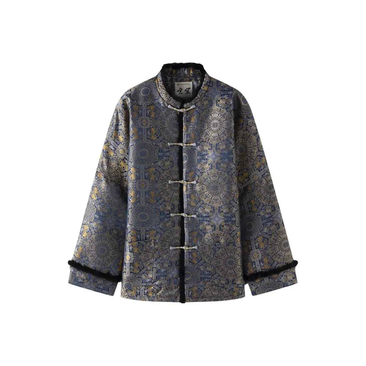 XUANSHENG Хлопковый пуховик Мужской Темно-синий Синий