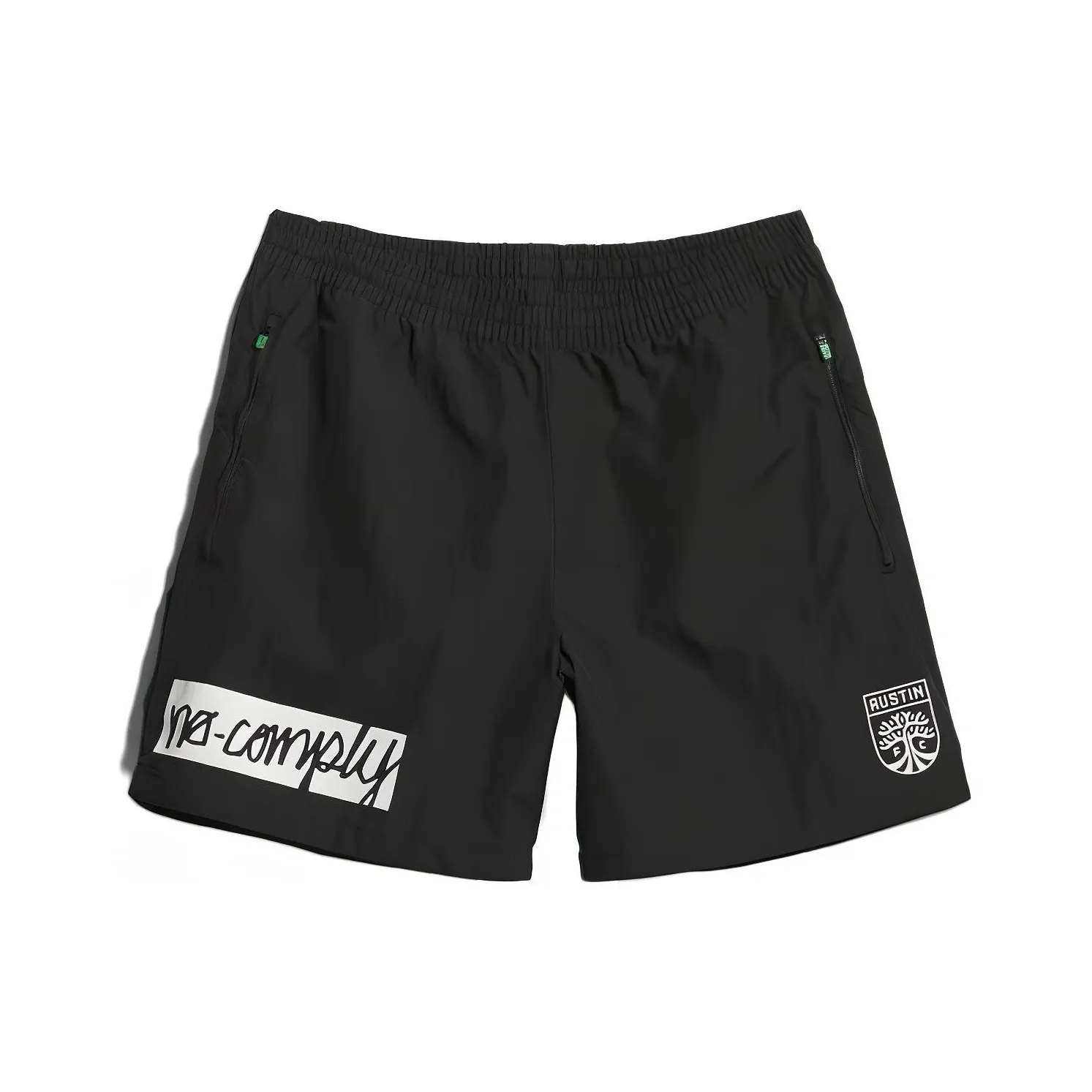 Adidas Originals Нет COMPLY X Austin FC Черные Мужские Повседневные Шорты