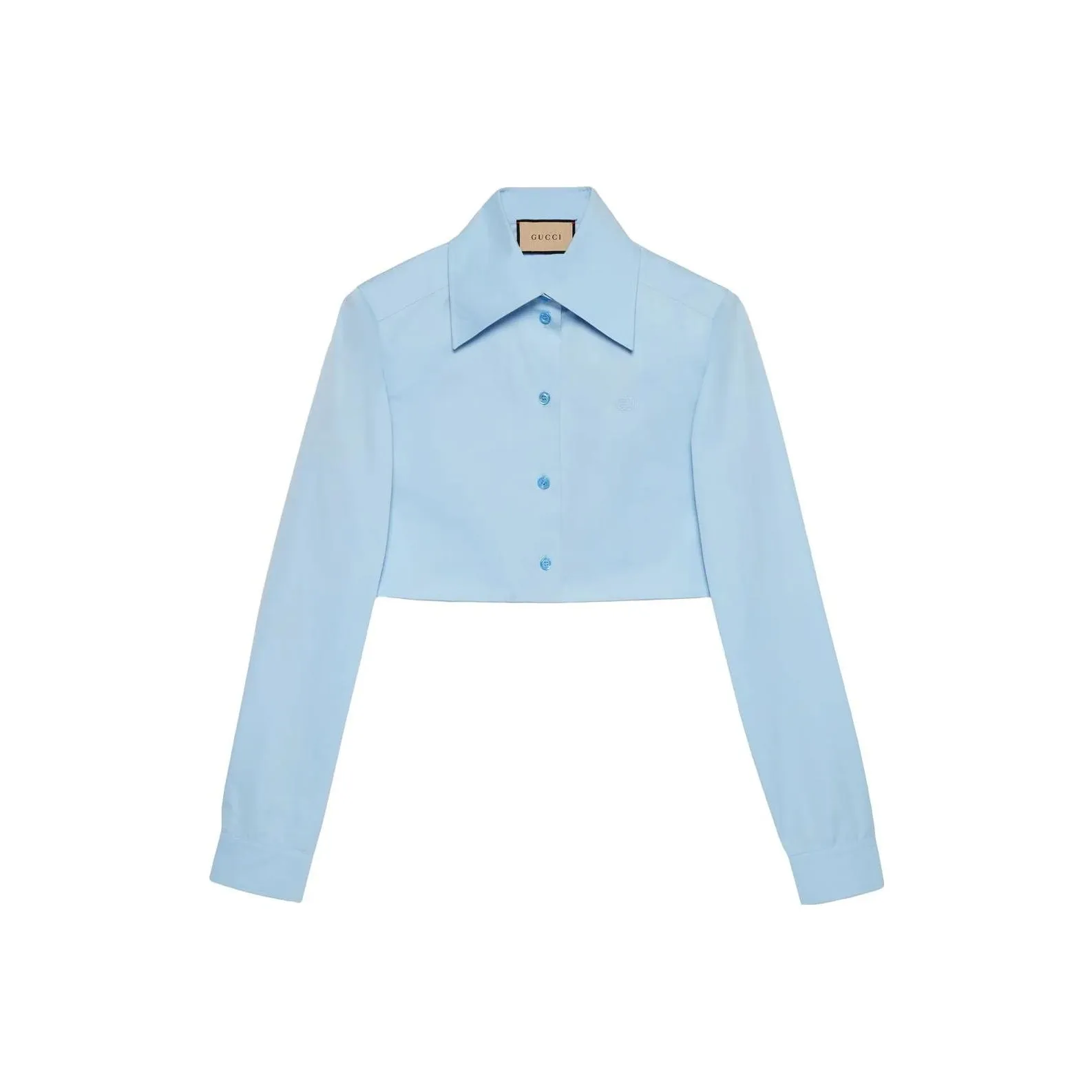 GUCCI Синие Женские Короткие Топы