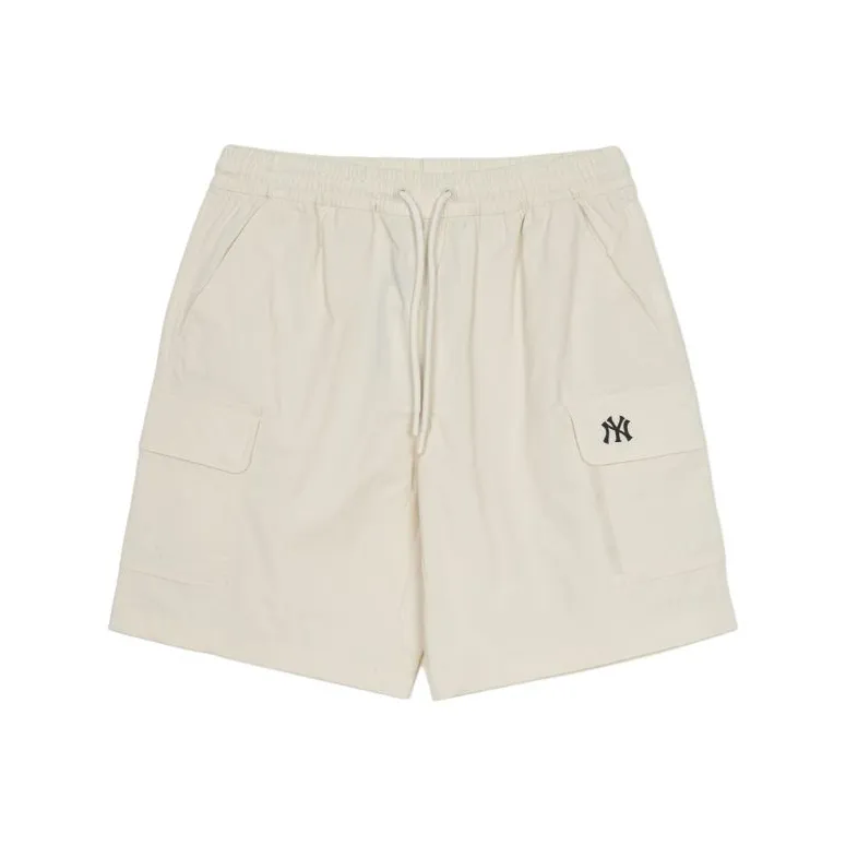 Mlb Base Logo GofcoreBasic Нью-Йорк Янкис Карго Шорты Унисекс Темный Кремовый