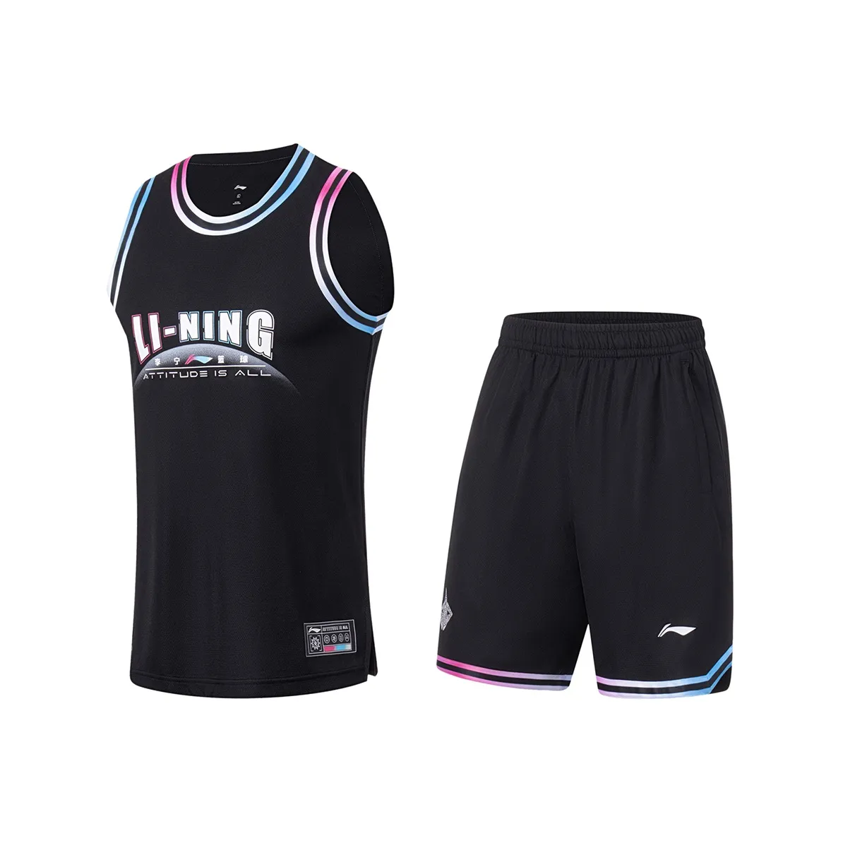 LINING Спорт Коллекция Баскетбол Набор Мужской Черный