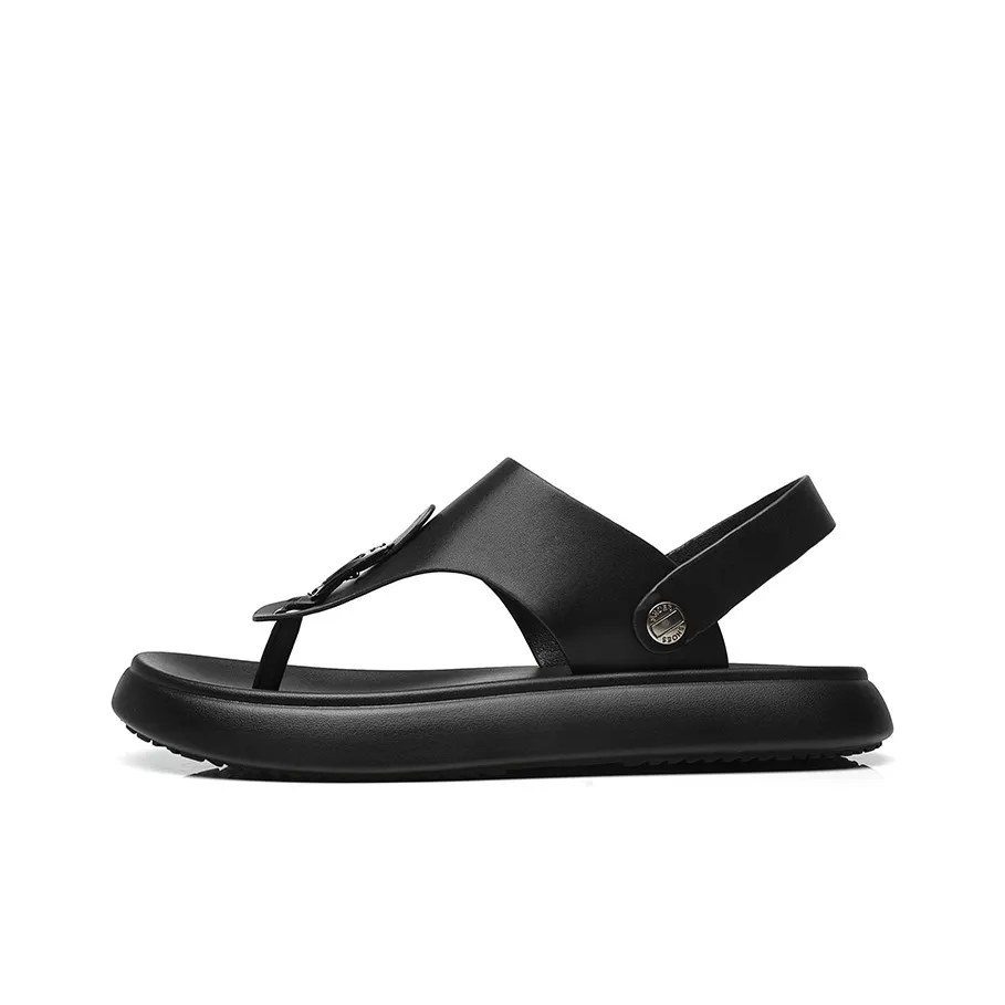 Mulinsen Пляжные сандалии Мужские Черные