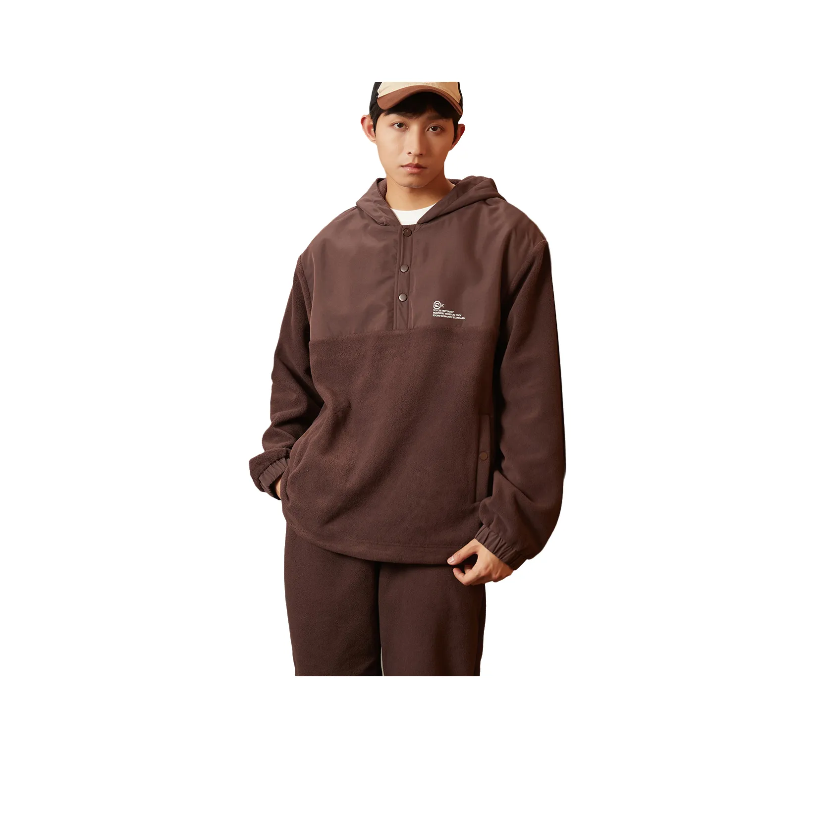 Tonlion Casual Pants Men's Brown Red