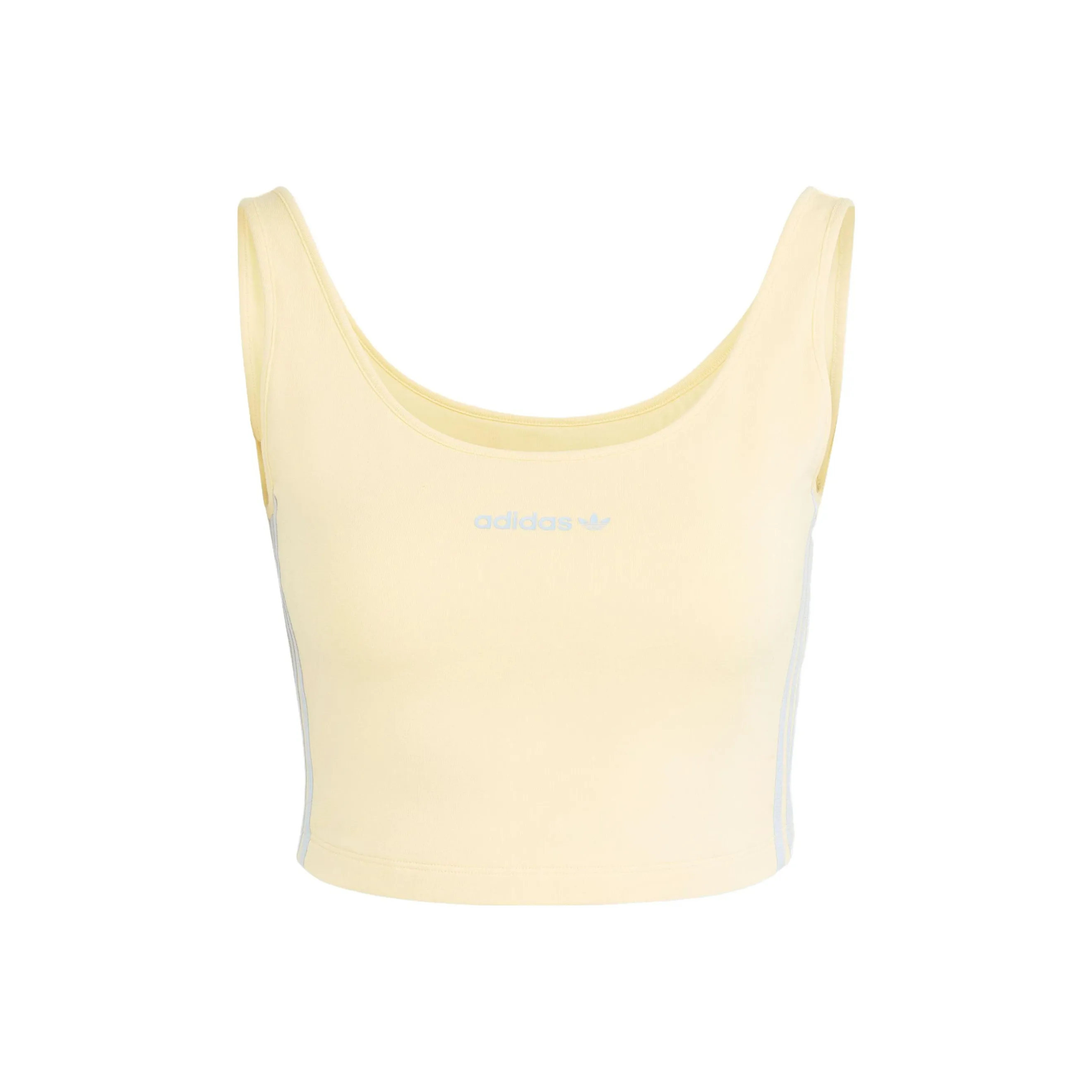 Adidas Originals CROP TANK TOP Tank Tops Women's Yellow