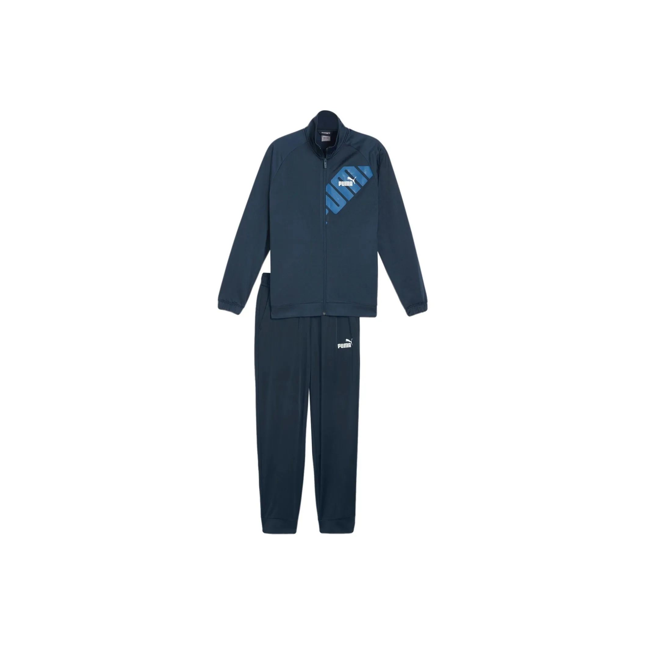 PUMA POWER POLY TRACKSUIT Casual Sportswear Men's Marine Blue