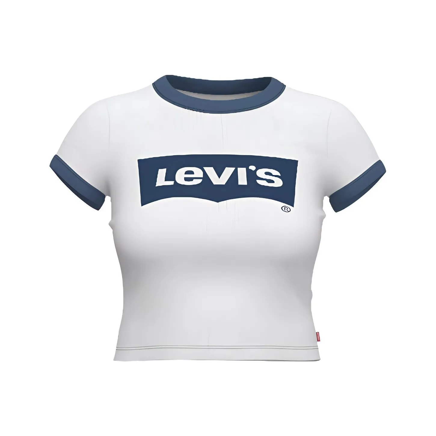 Levi's SS22 Crop Top Women's White