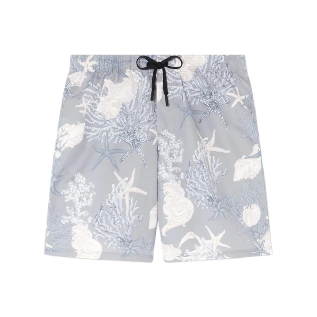 VERSACE SS24 Пляжные шорты Мужские Синие