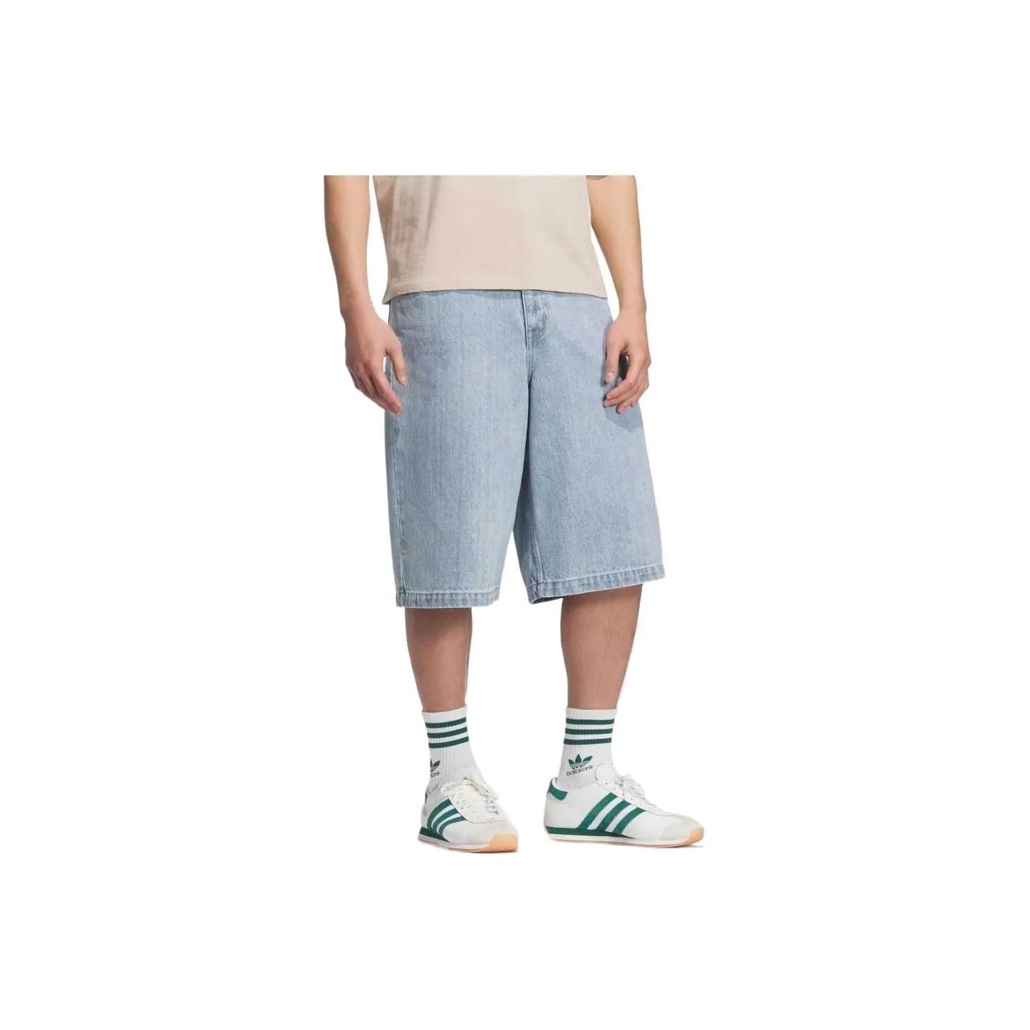 Adidas Originals Джинсовые шорты Unisex Light Джинсовый синий