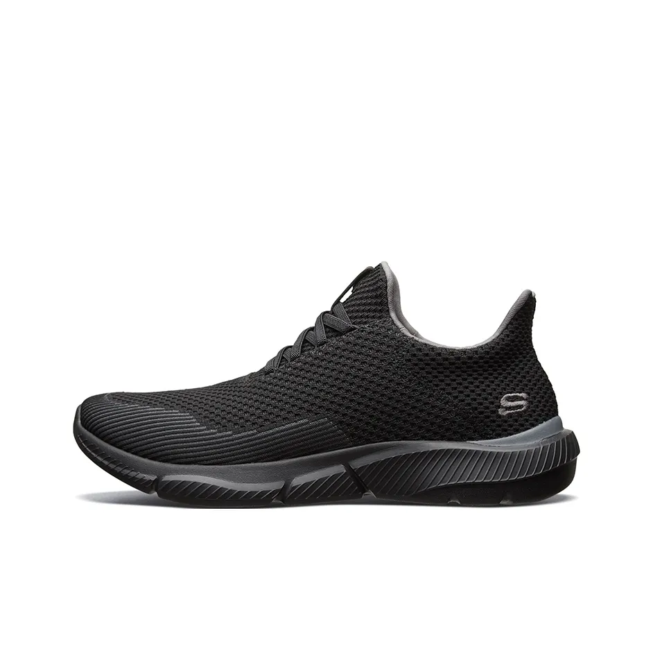 Skechers Ingram Slip-Resistant Low-Top Беговые кроссовки Мужские Черные