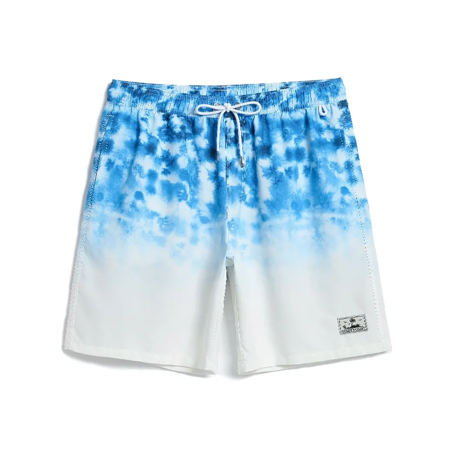 GAILANG Пляжные шорты Мужские Синие Белые