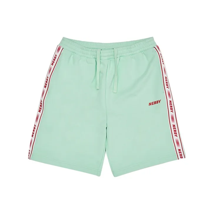 Nerdy Sports Shorts Unisex Mint Green