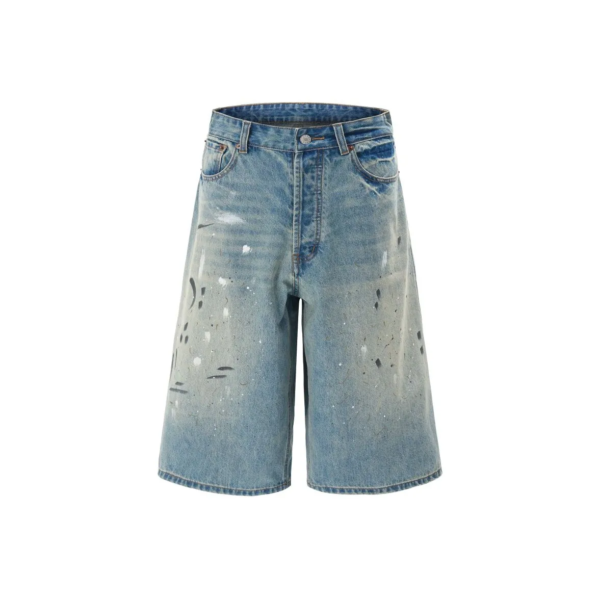 FOREVER 21 Джинсовые шорты Унисекс Ностальгический синий
