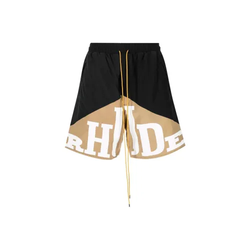 Rhude Черные Мужские Повседневные Шорты