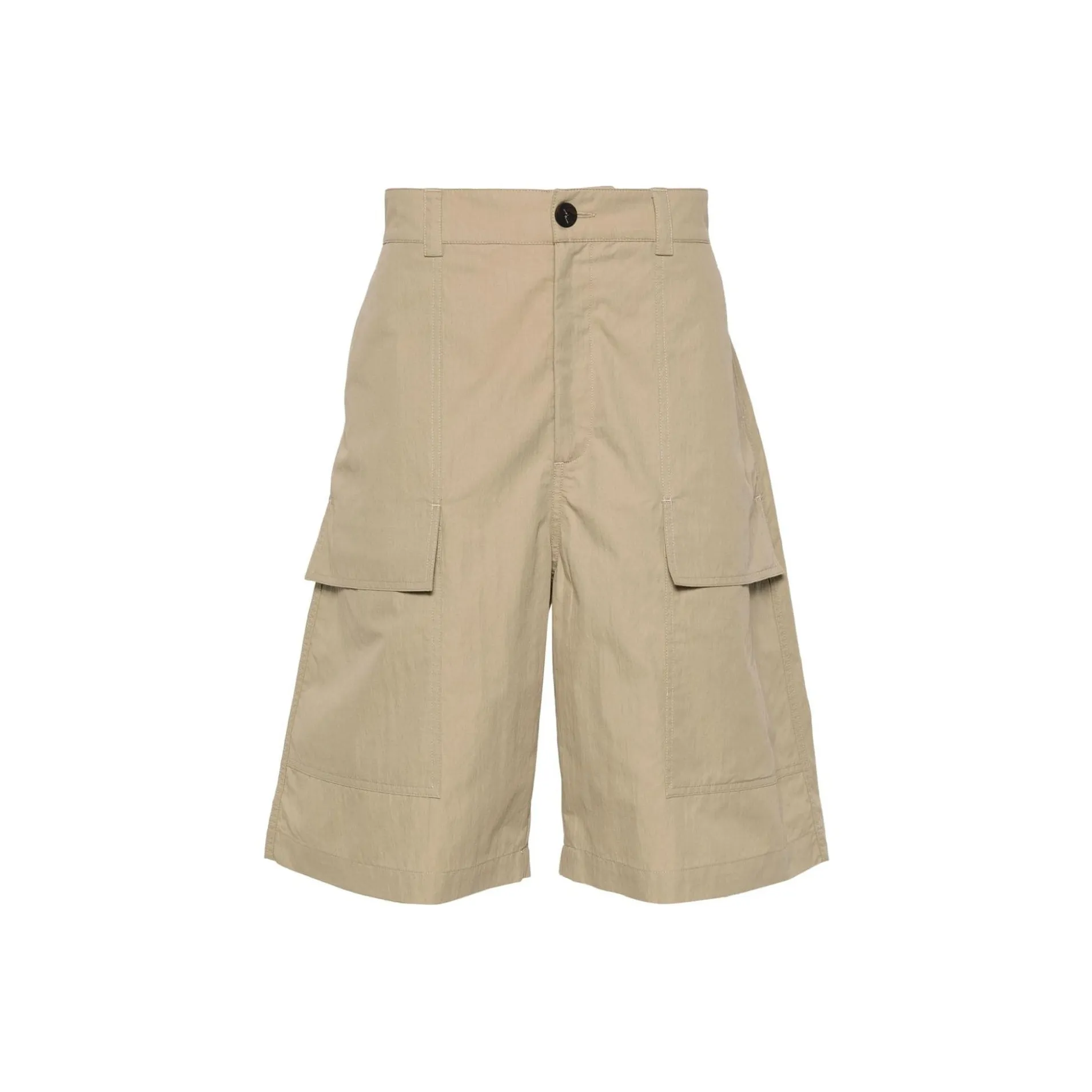 STUDIO NICHOLSON Повседневные шорты Мужские Миндально-бежевые