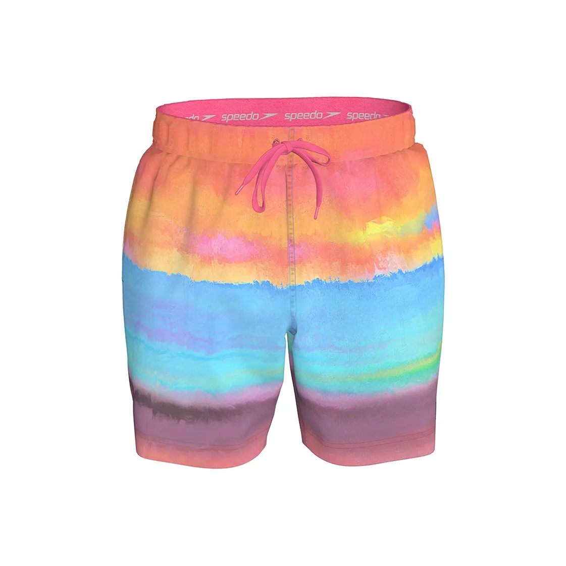 Speedo совместный бренд модель Плавательные шорты Мужской Закат Градиент