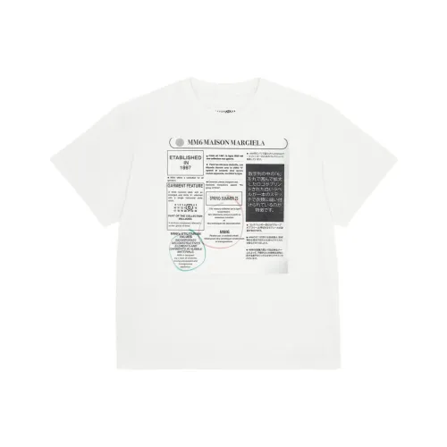 MM6 Maison Margiela Белые Женские Футболки