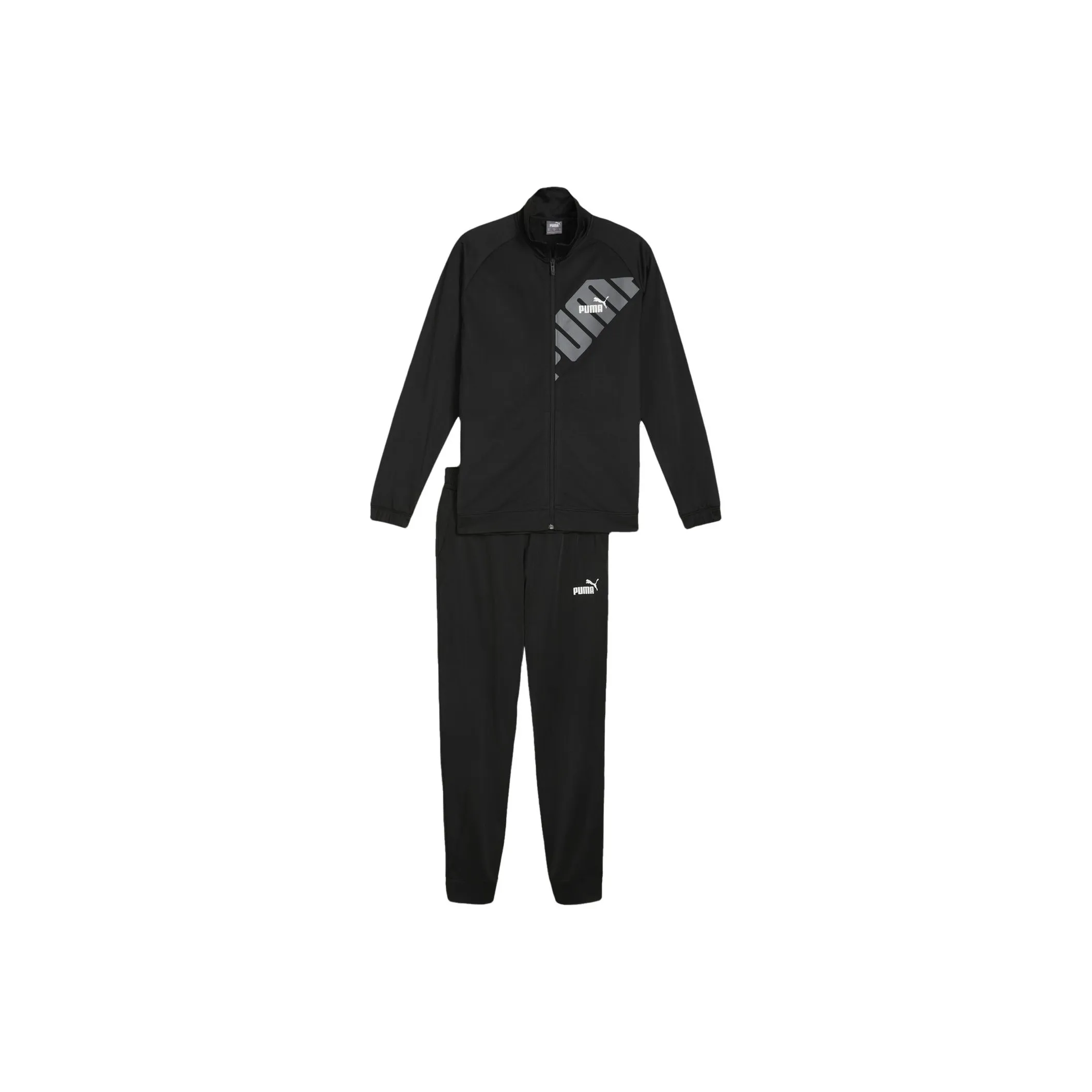 PUMA POWER POLY TRACKSUIT Casual Sportswear Men's Black