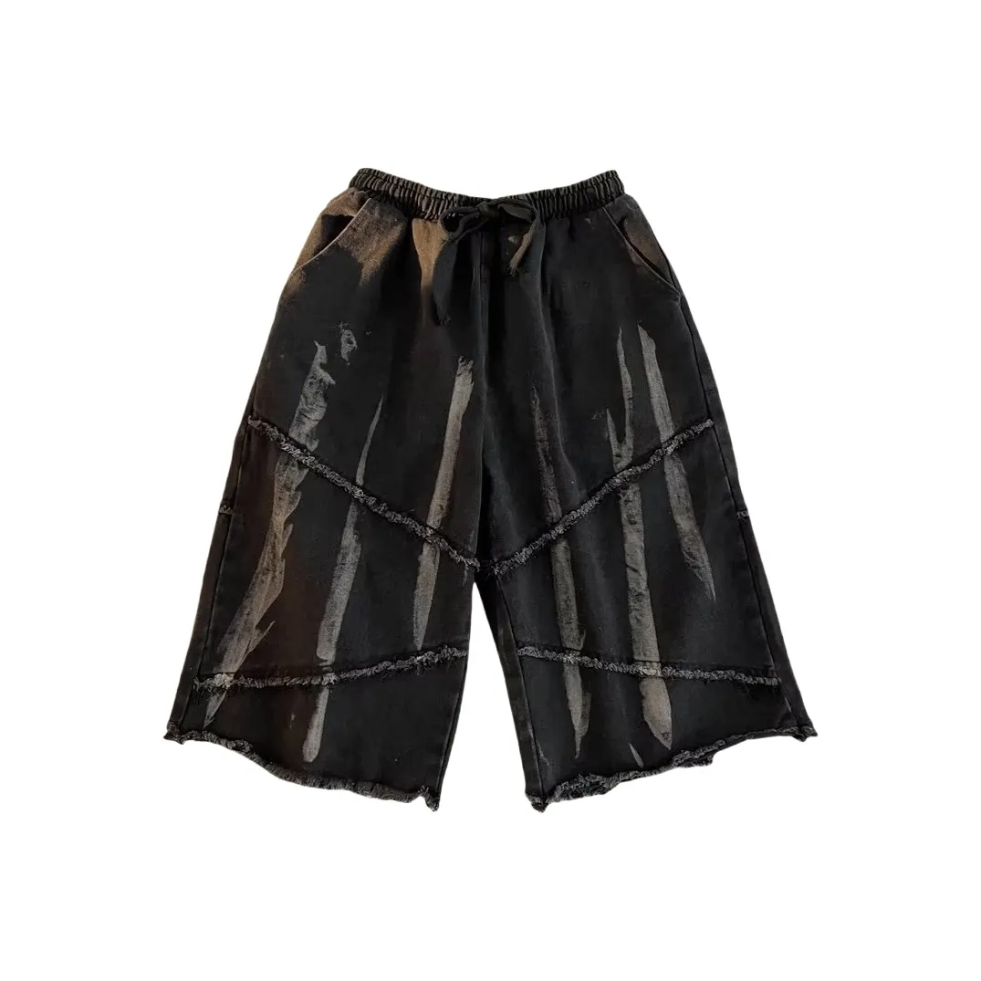 MIIRACER Джинсовые шорты Унисекс Черный