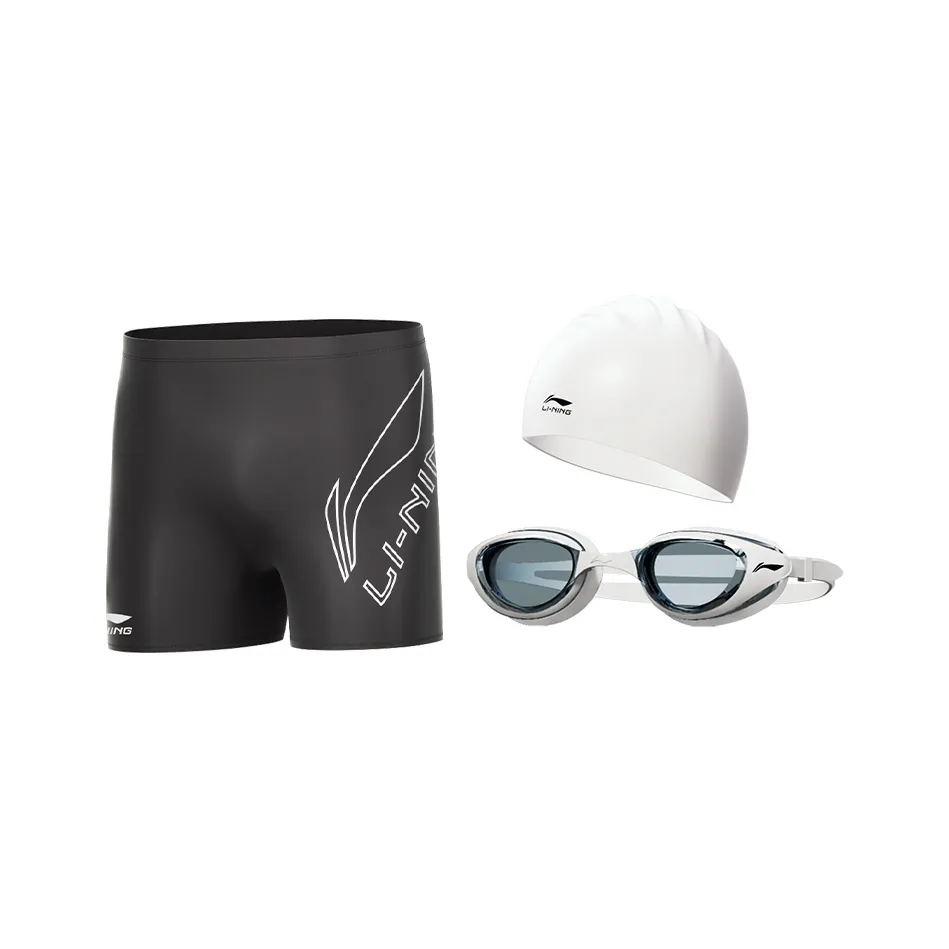 Лайнер Плавательные Шорты Мужской Комплект Черный