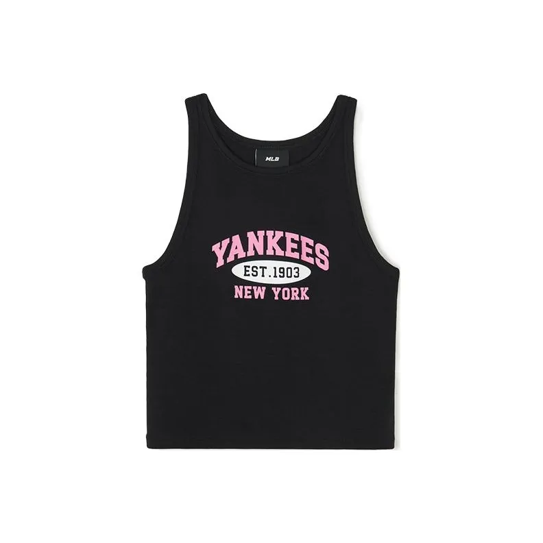 Mlb Base Logo Нью-Йорк Янкис Майка Женская Черная