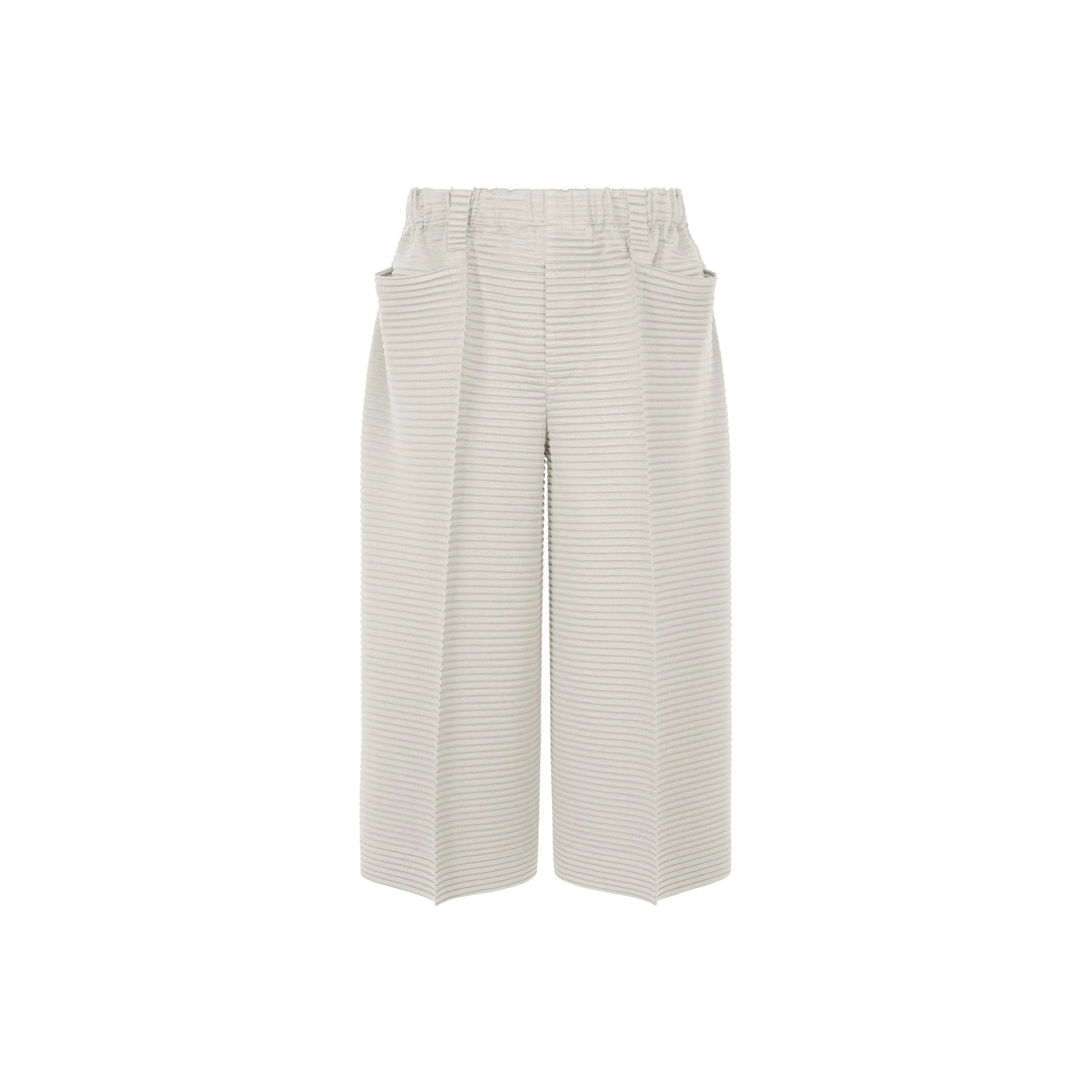 ISSEY MIYAKE Horizon Pleats1 Casual Pants Men's Light Gray