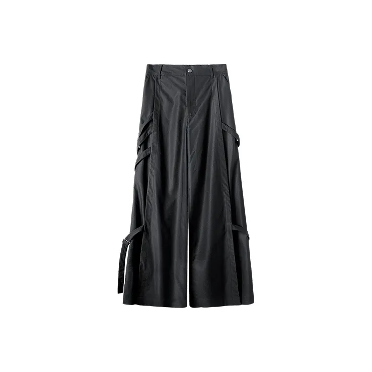 HUANXIANGZHE Повседневные брюки Унисекс Черный