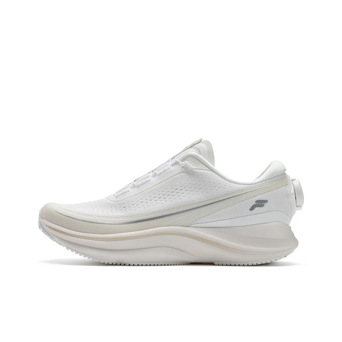 FILA BOA Амортизаторы Shock Abrasion Resistant Slip Resistant MID Топ Беговые кроссовки Женские Стандартный белый
