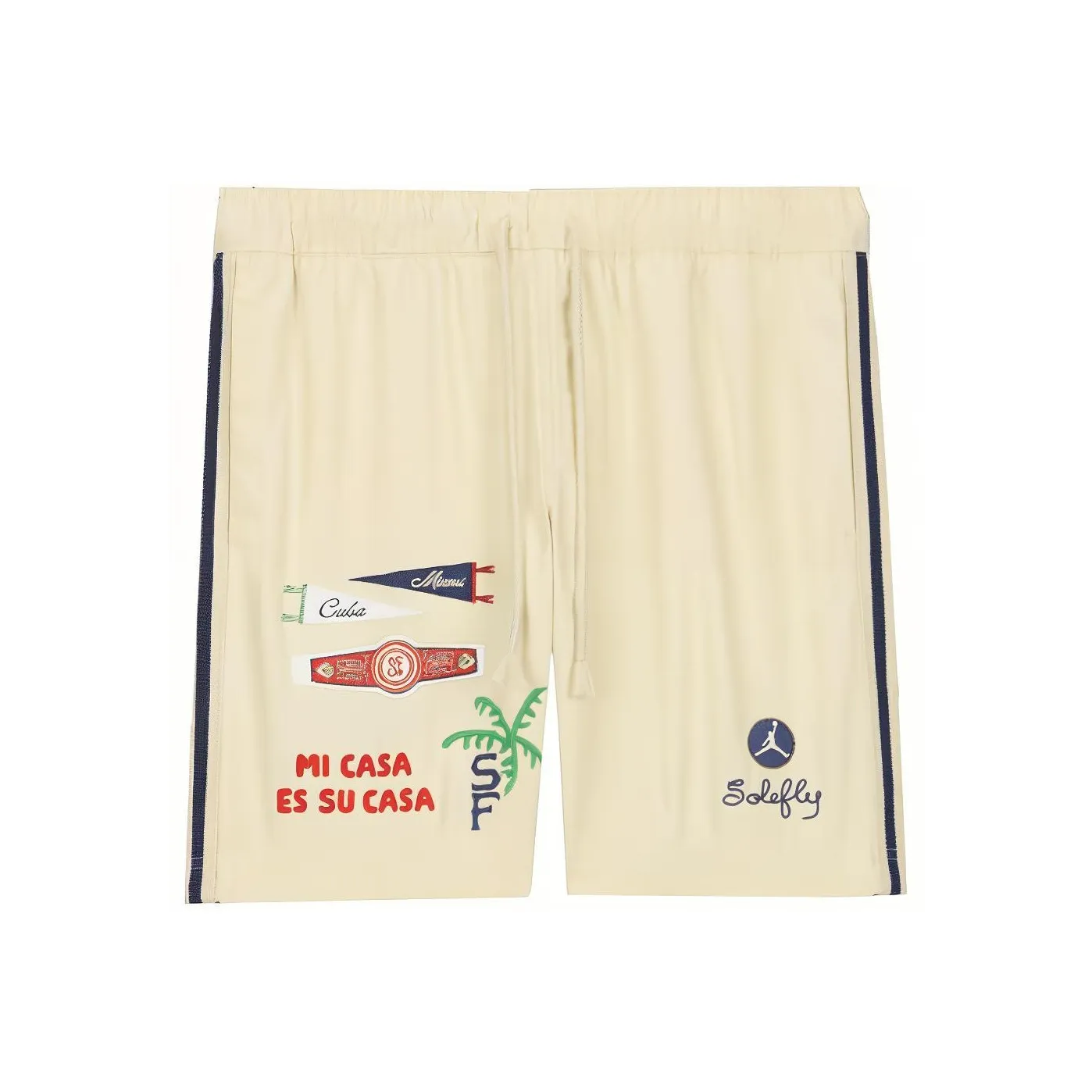 Jordan x SoleFly Повседневные шорты Мужские Экрю