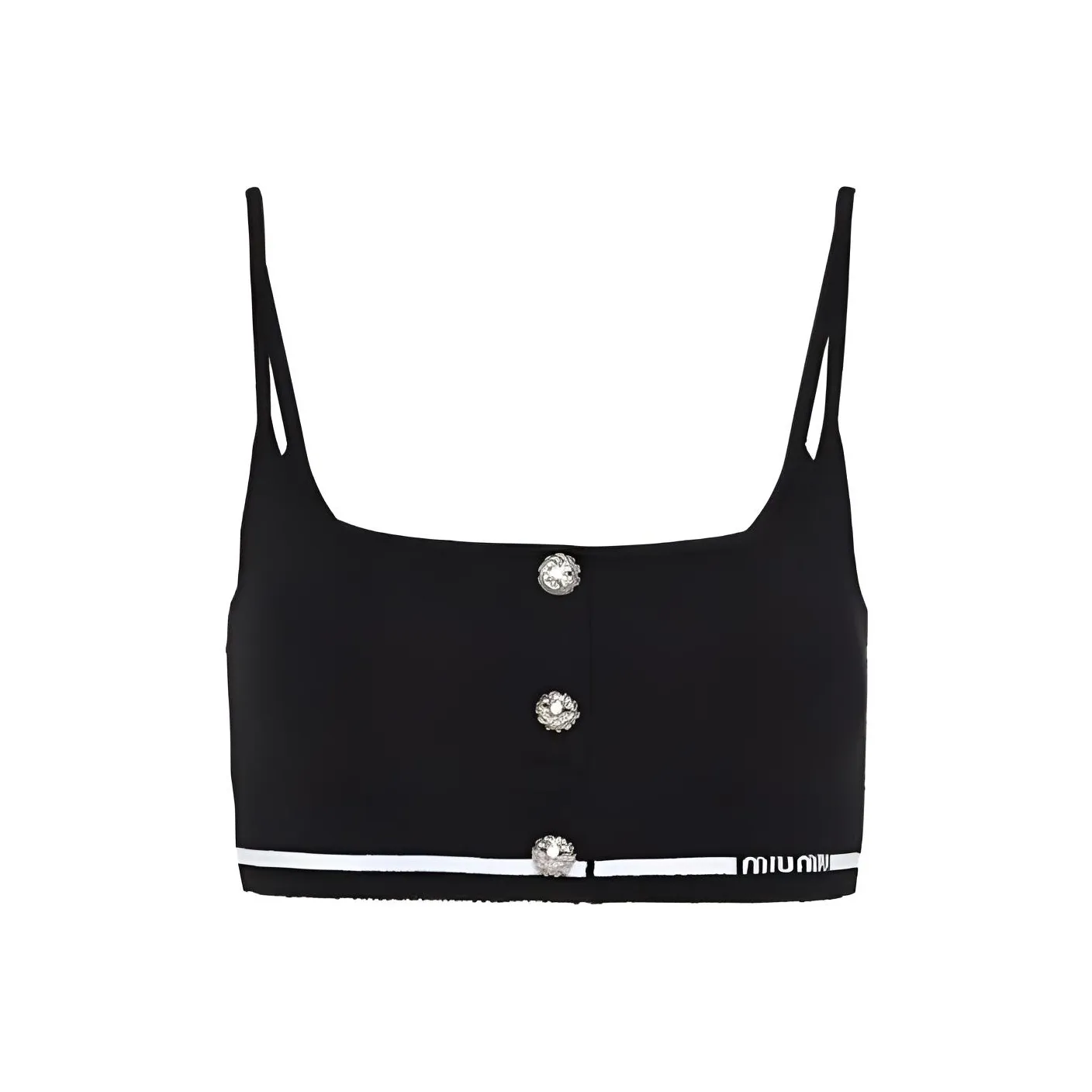 MIU MIU Tank Tops Women's Black