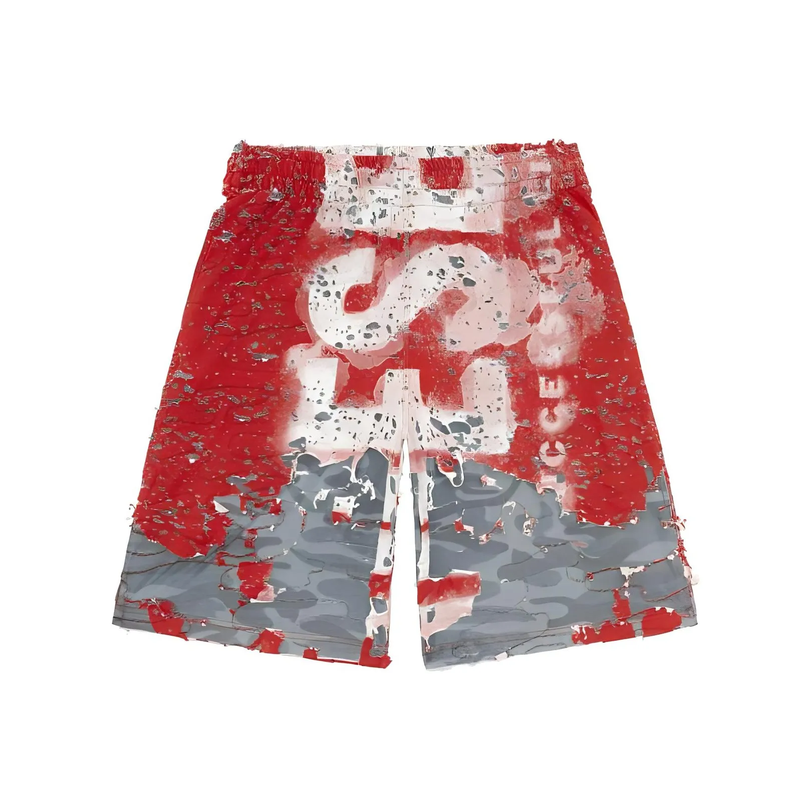 DIESEL Red Men's Casual Shorts DIESEL Красные Мужские Повседневные Шорты