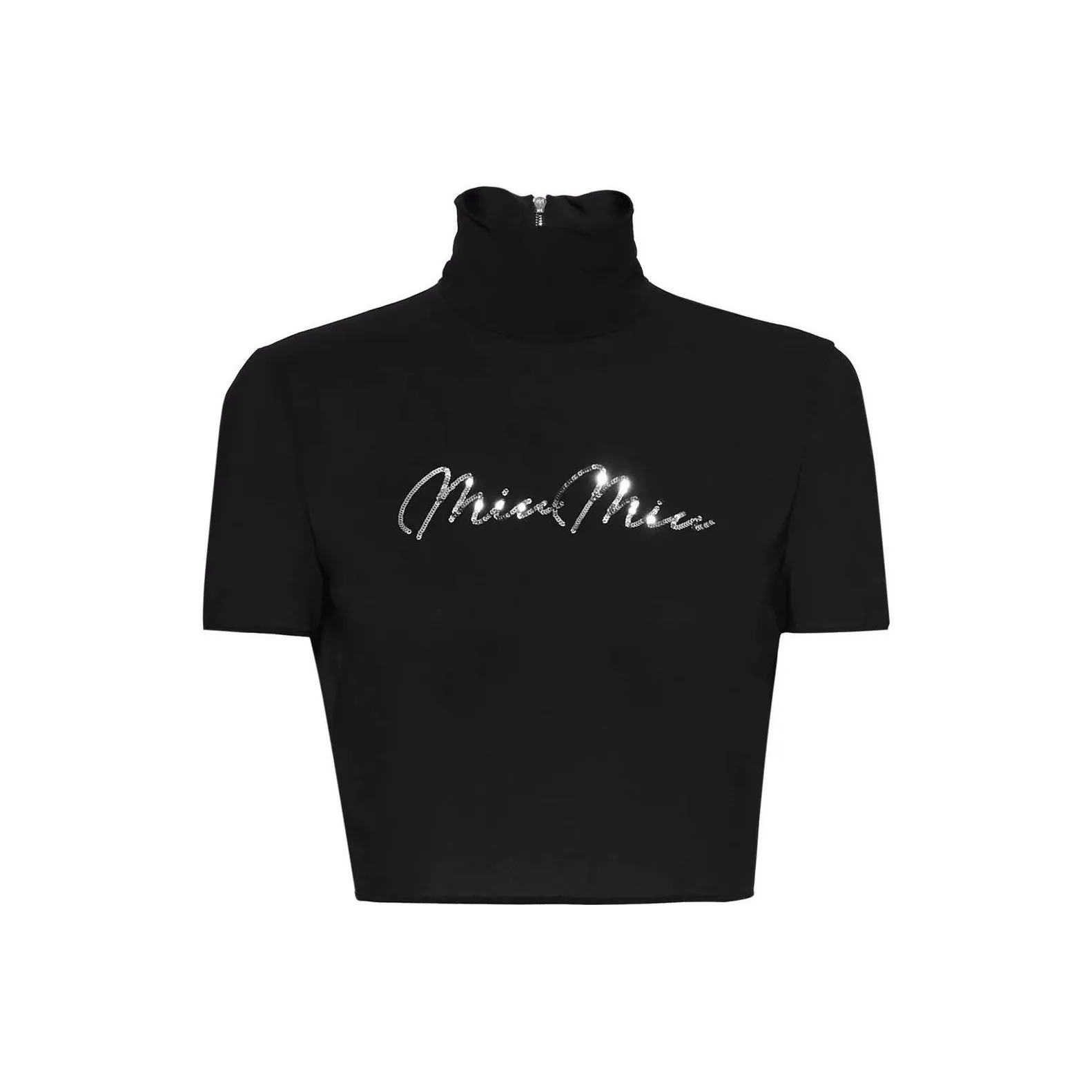 MIU MIU SS22 T Shirt Women's Black