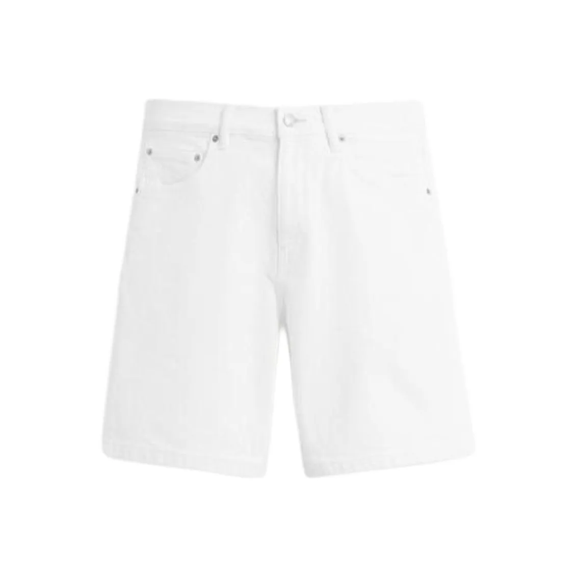 ZARA Белые Мужские Джинсовые Шорты