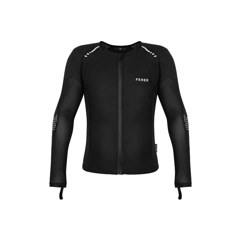 FEHER Biker Jacket Unisex Commute Impact-Resistant Protective Sun Protection Lightweight