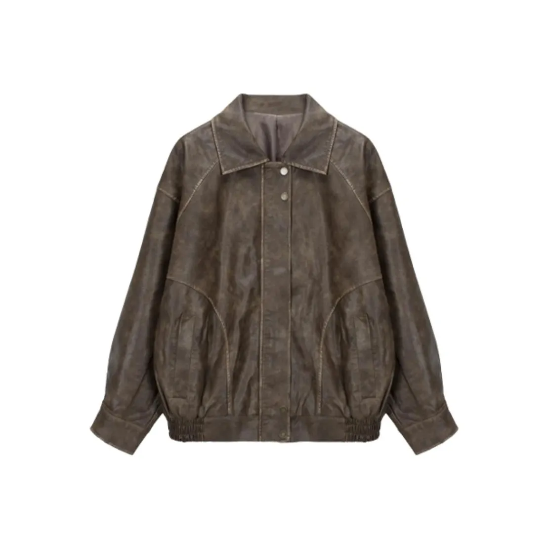 JUCY JUDY Кожа Куртка Унисекс Кофе