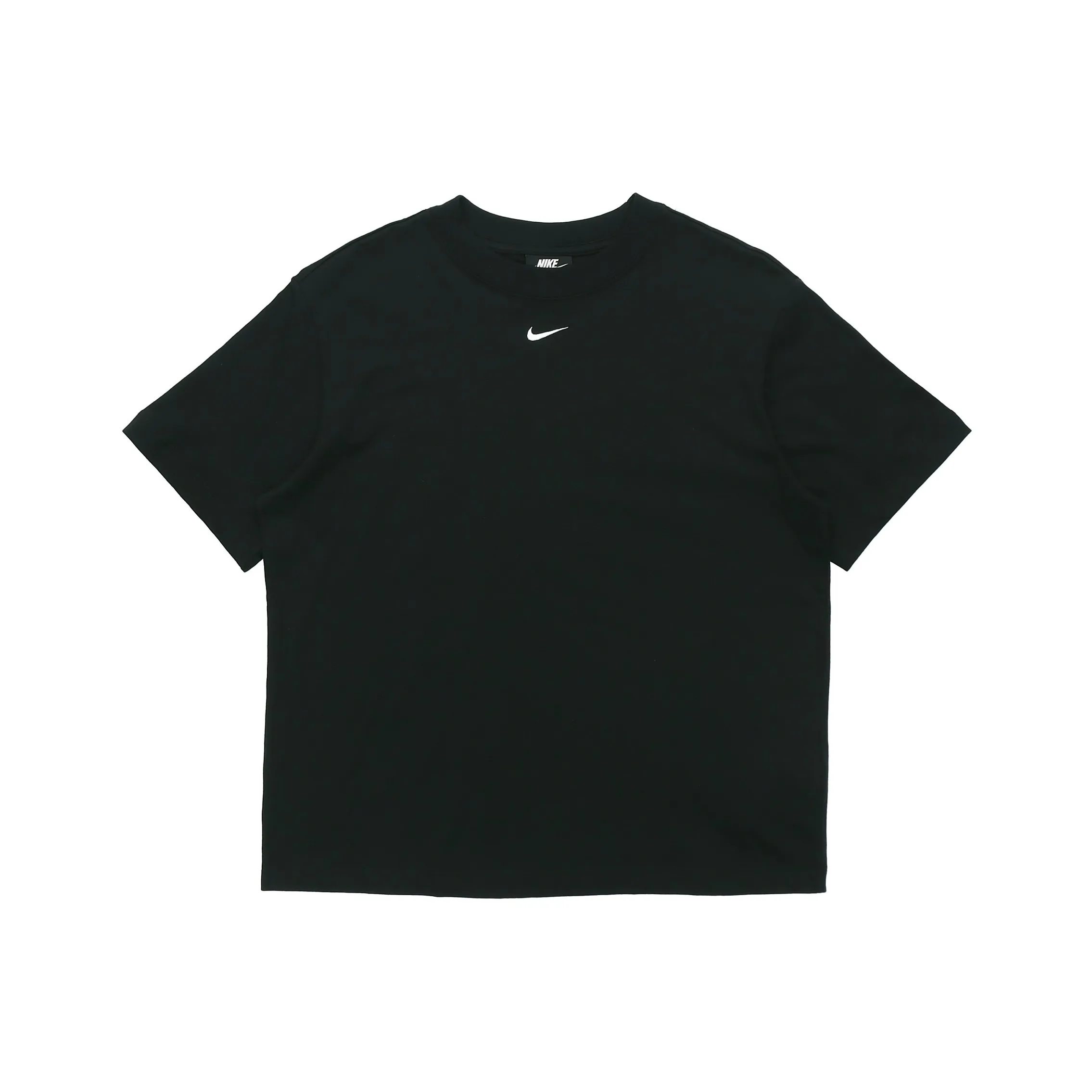 Nike Sportswear Set in Sleeve T Shirt Women's Black US Version