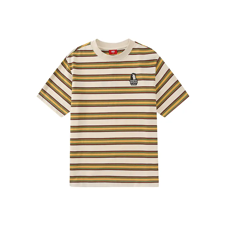 Checkitout T-Shirt Унисекс Лайм Лето Белый Желтый Зеленый