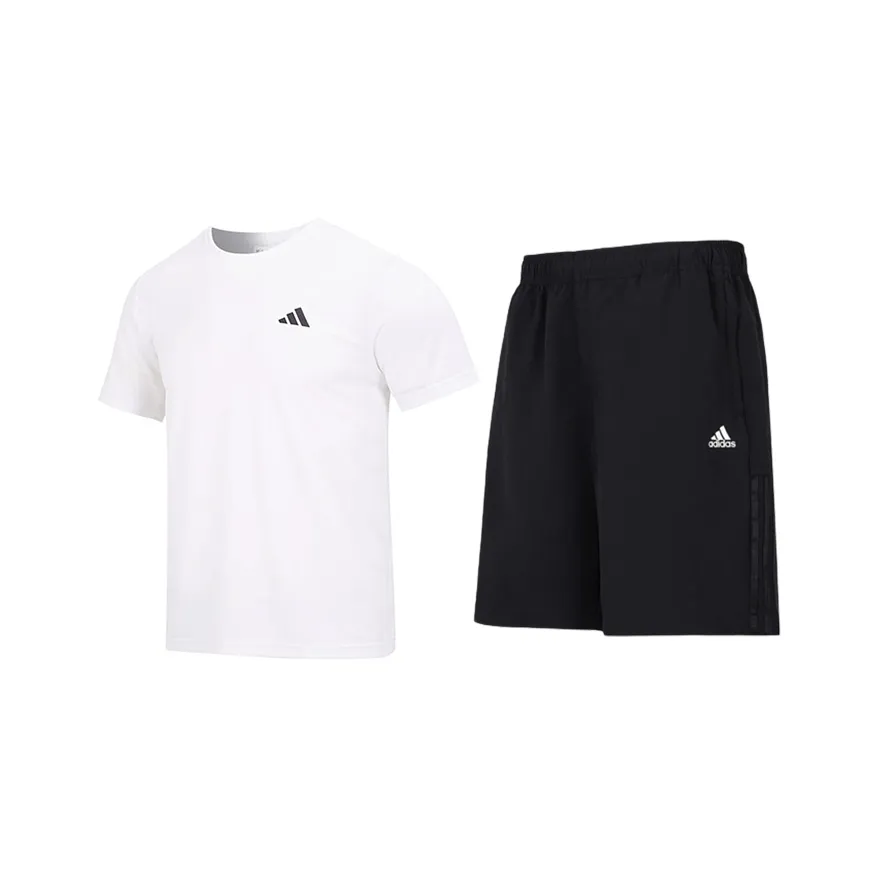 Adidas Белый+Черный Мужская Повседневная Спортивная Одежда