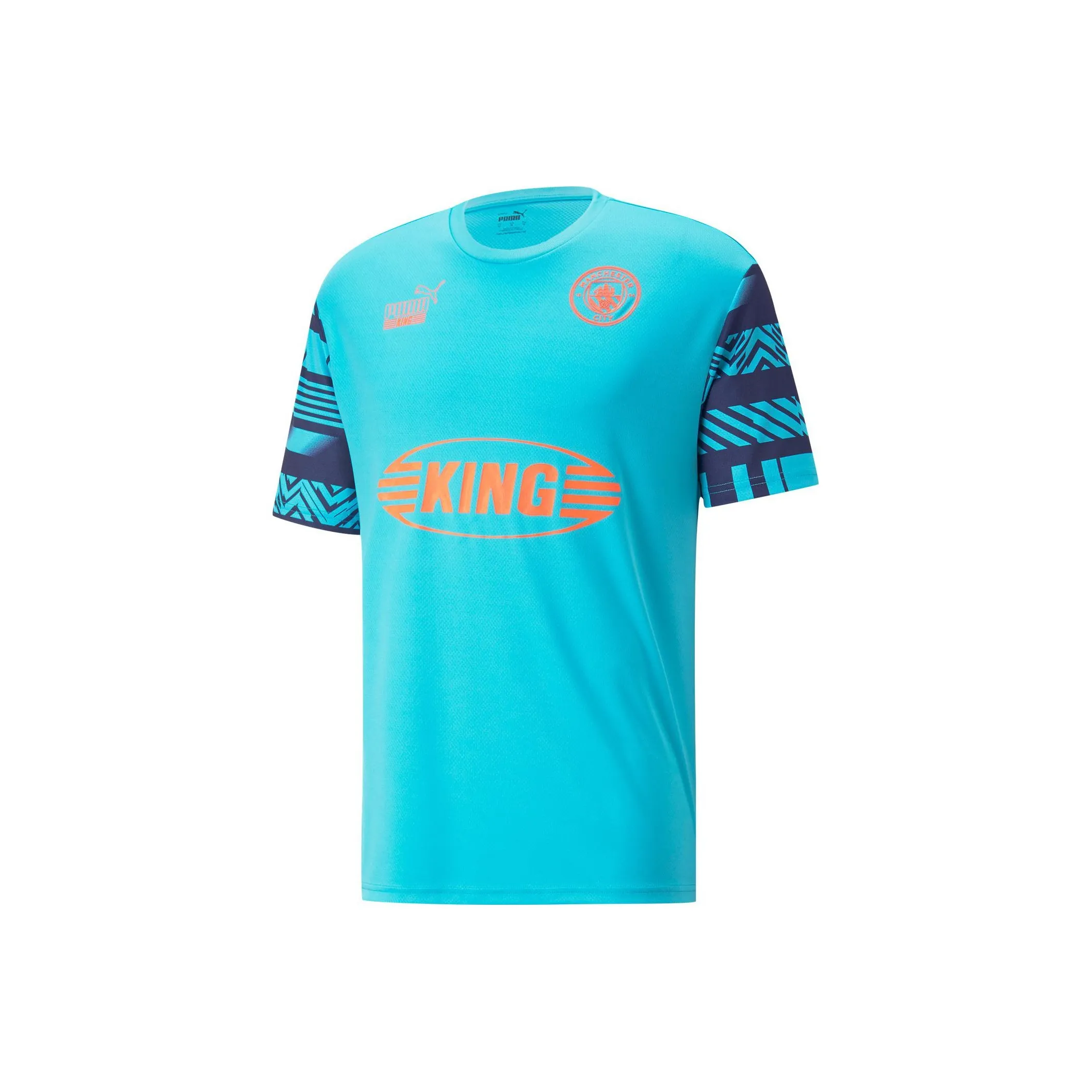 PUMA Manchester City Football Club Soccer Jerseys Men's Blue