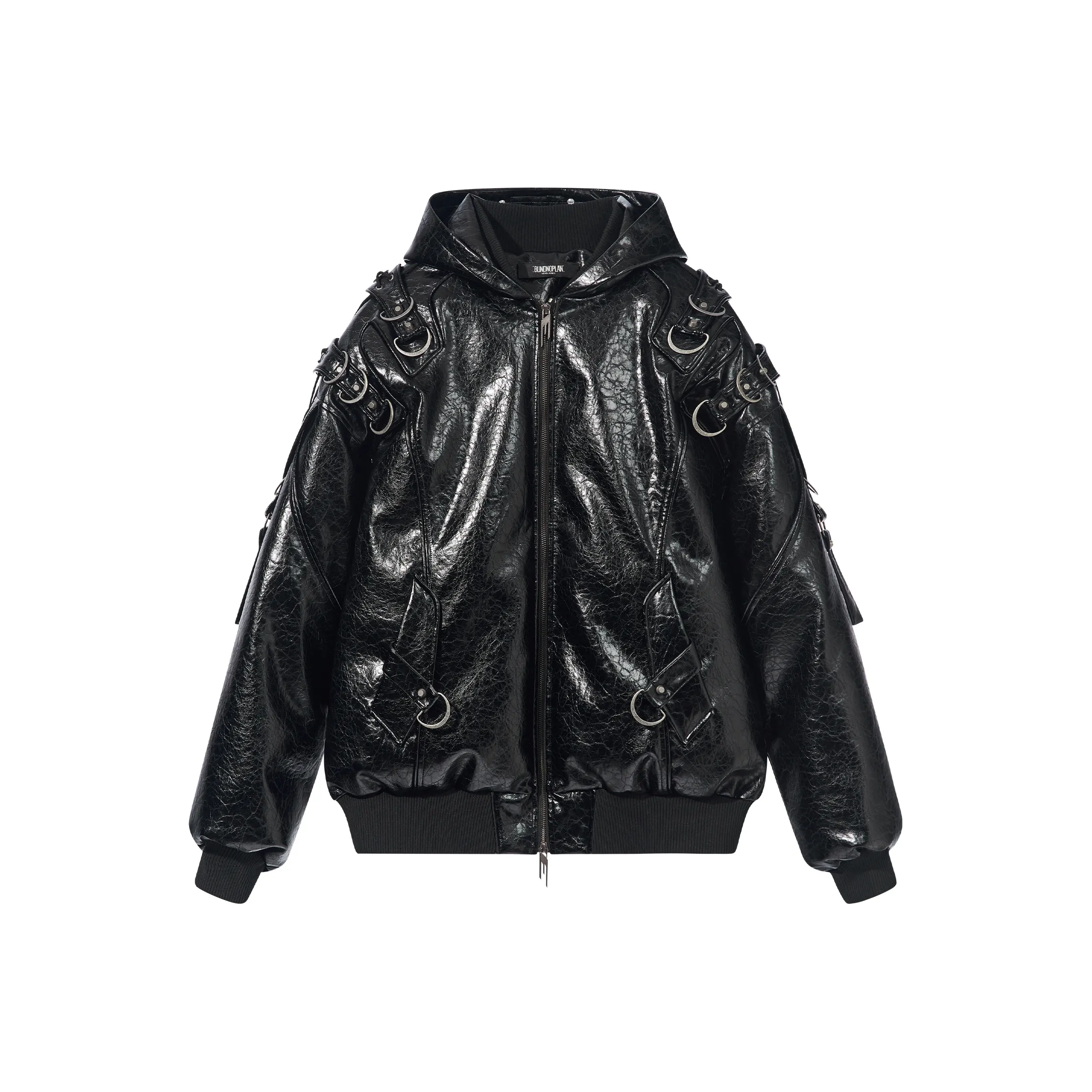 Куртка из кожи с текстурой пуховая куртка унисекс