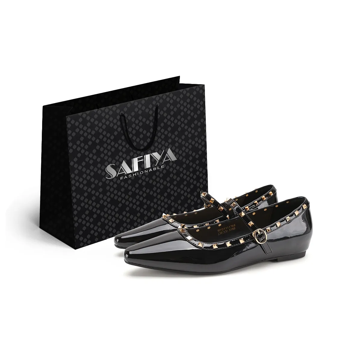 safiya Плоская подошва Туфли Мэри Джейн Женские