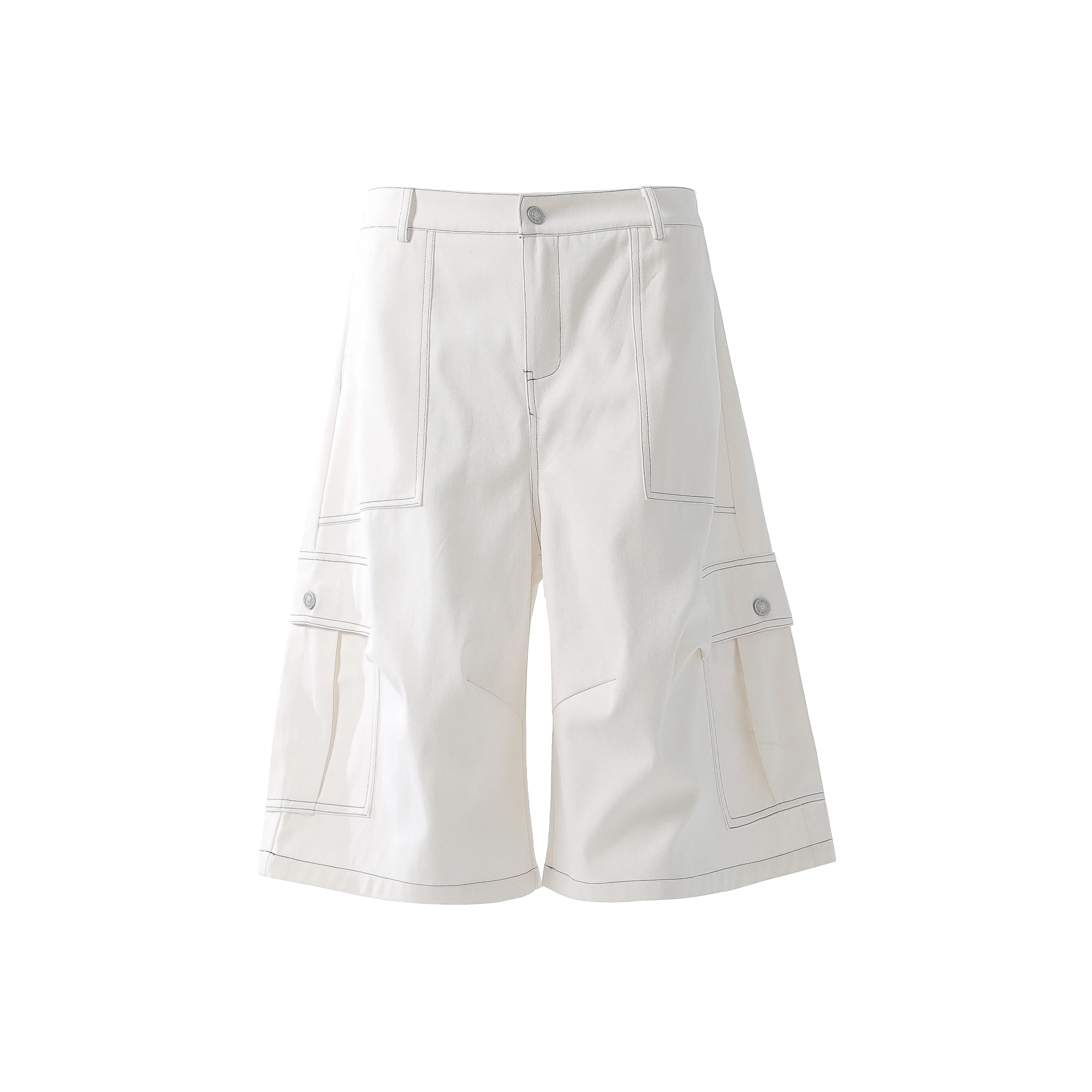ONITSOP Wide Leg Casual Cargo Shorts Unisex