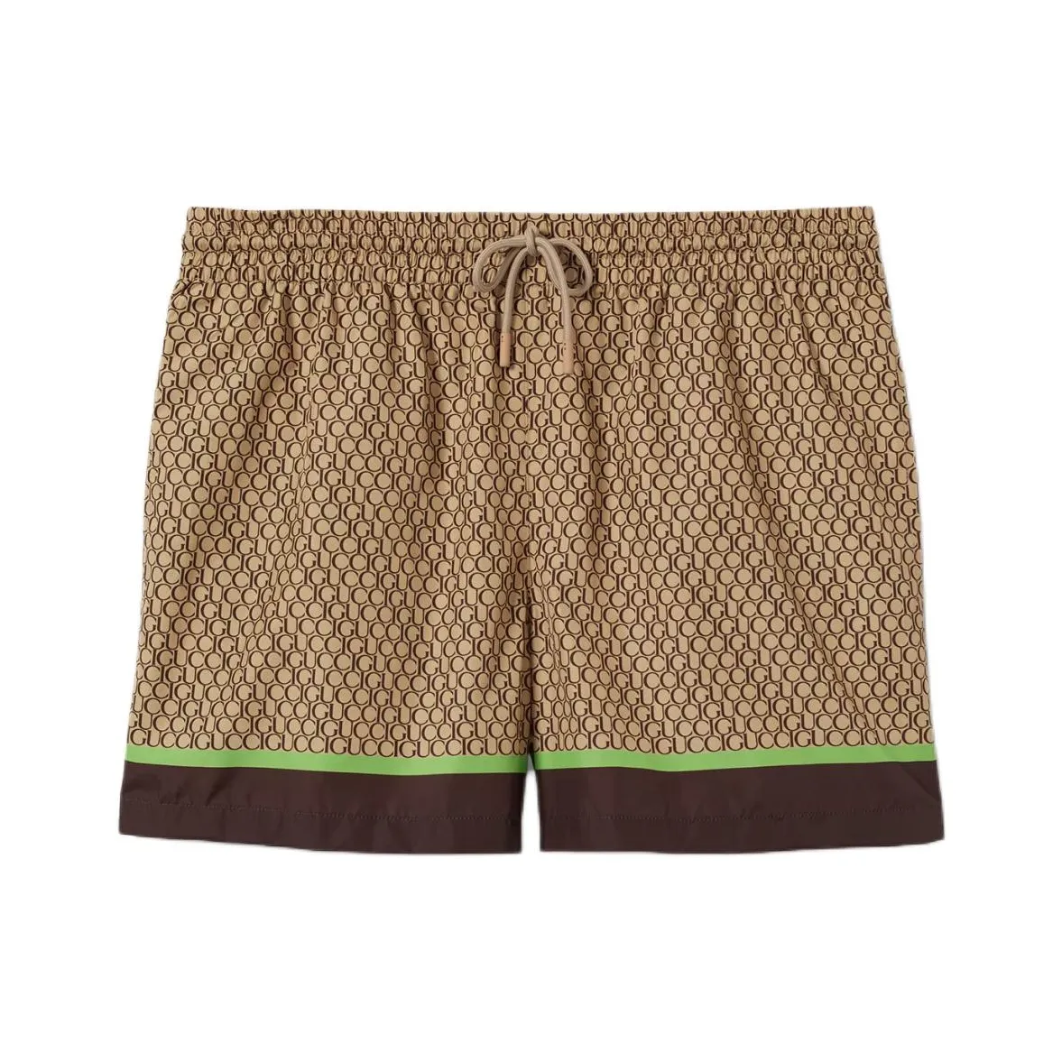 GUCCI SS24 Beach Shorts Men's Brown