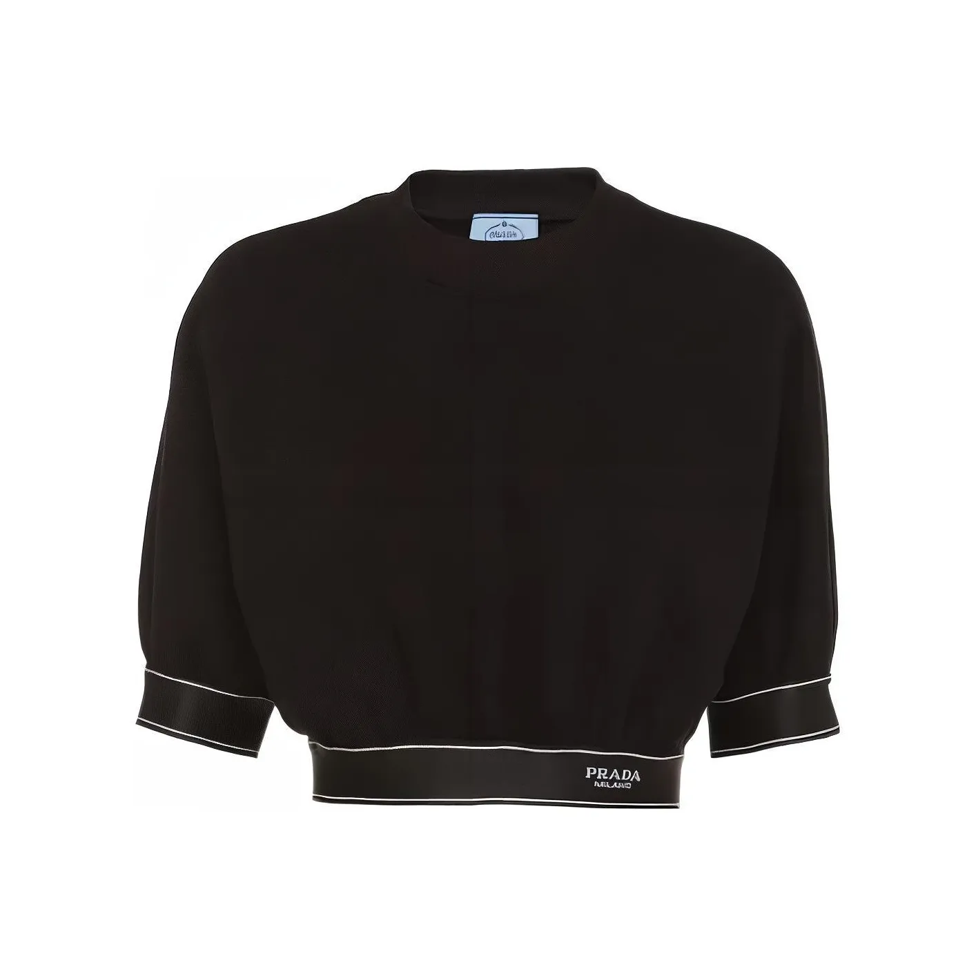 PRADA Черные Женские Короткие Топы