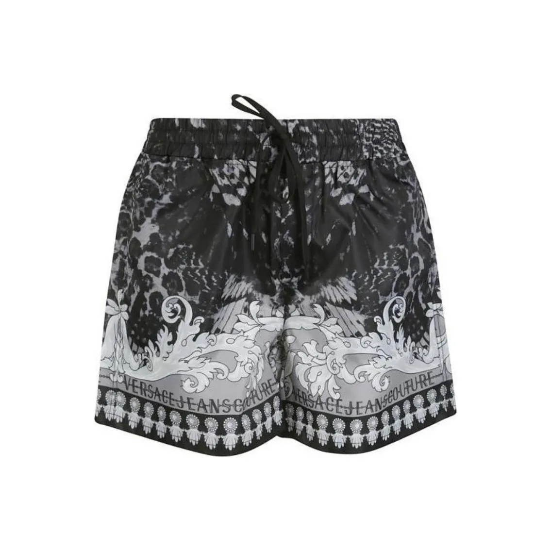 VERSACE JEANS COUTURE Повседневные шорты Мужские Черные