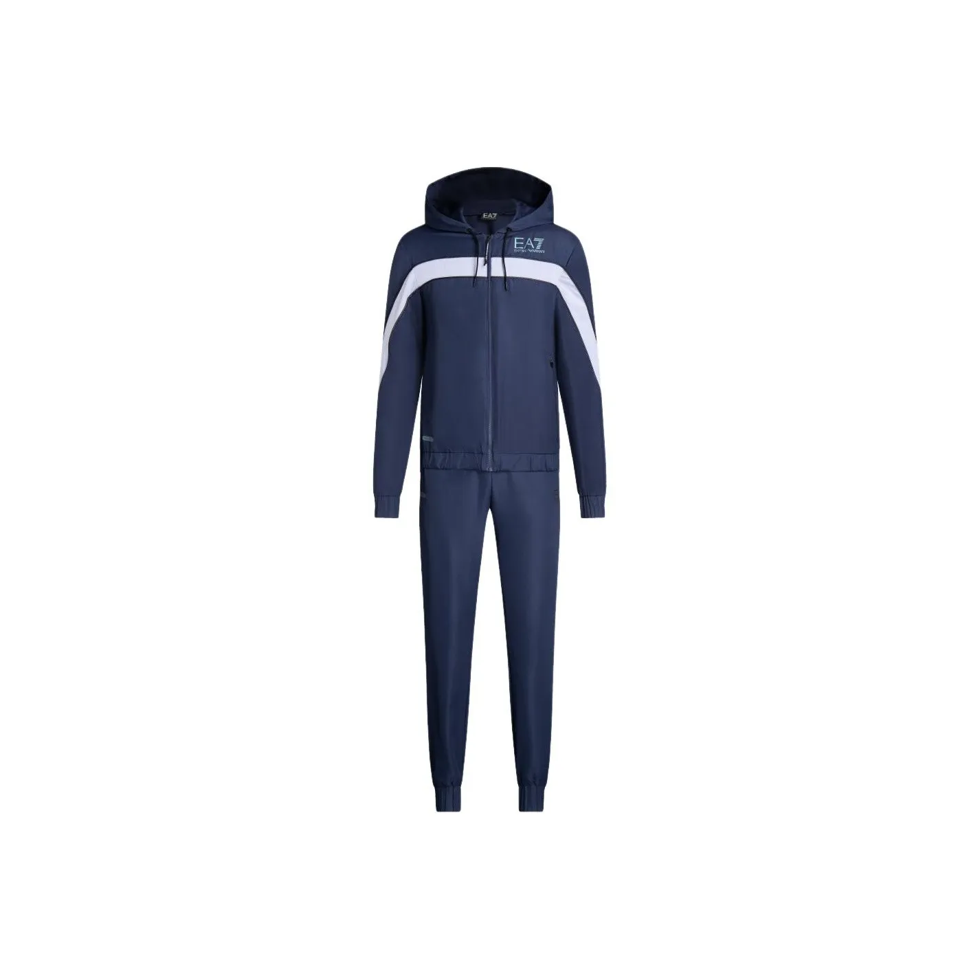 EMPORIO ARMANI EA7 SS24 Casual Sportswear Men's Navy Blue