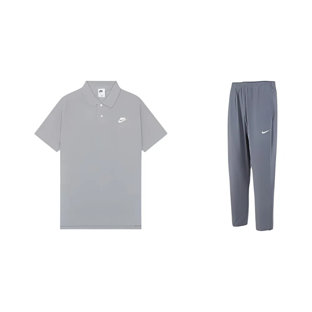 Nike Casual Sportswear Men's Gray Top+Gray Pants