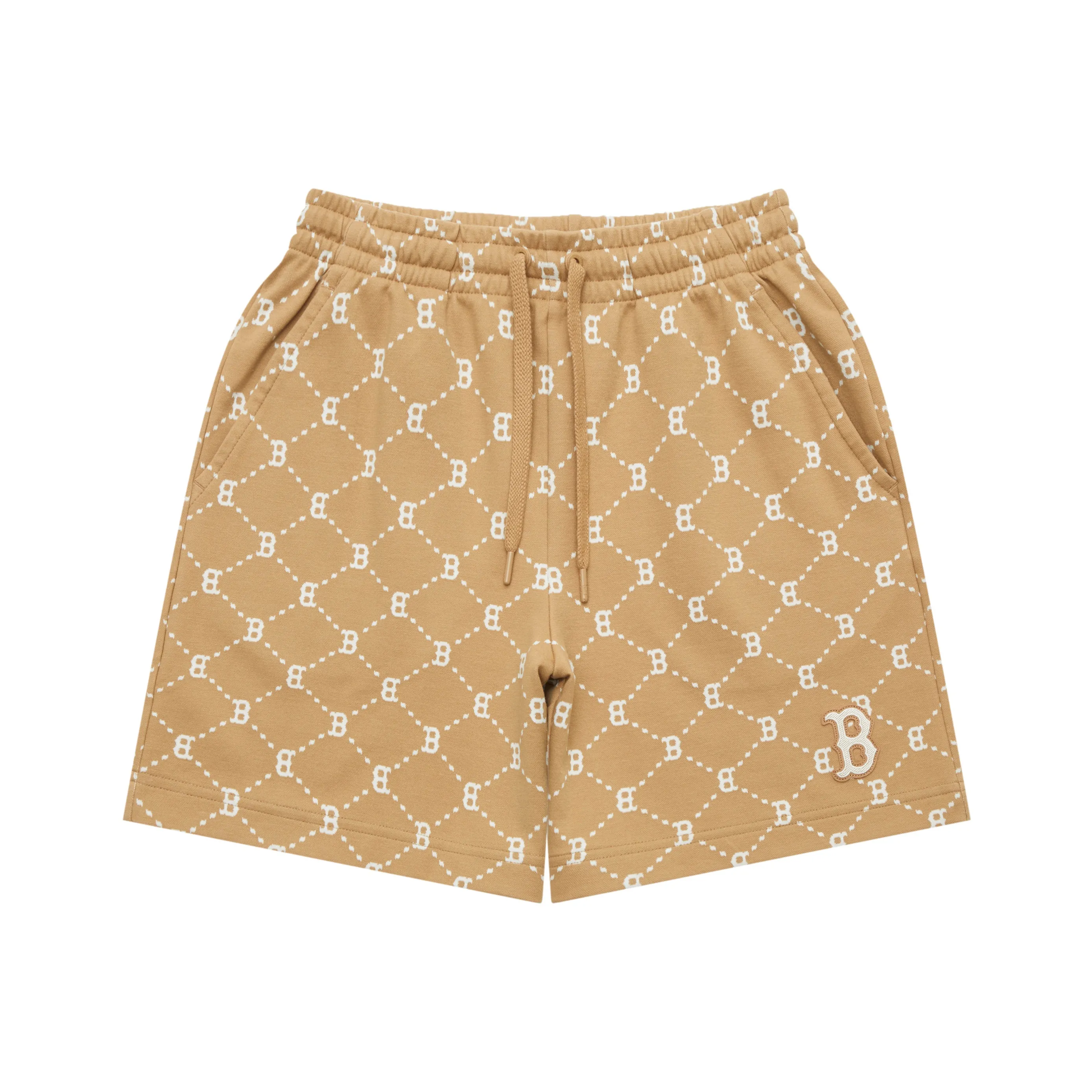 MLB Old Flower Casual Shorts Unisex Light Camel
