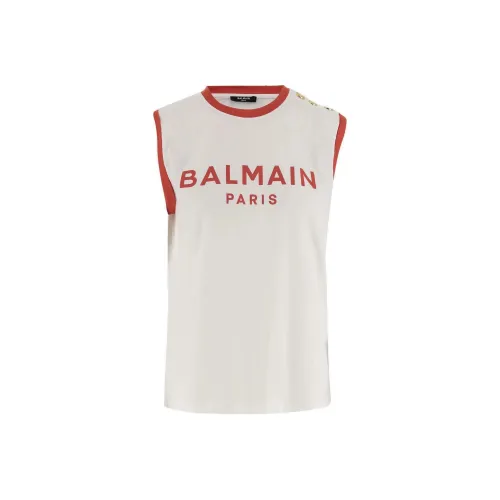 BALMAIN Белые Женские Майки